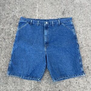 Blue Wrangler Denim carpenter shorts